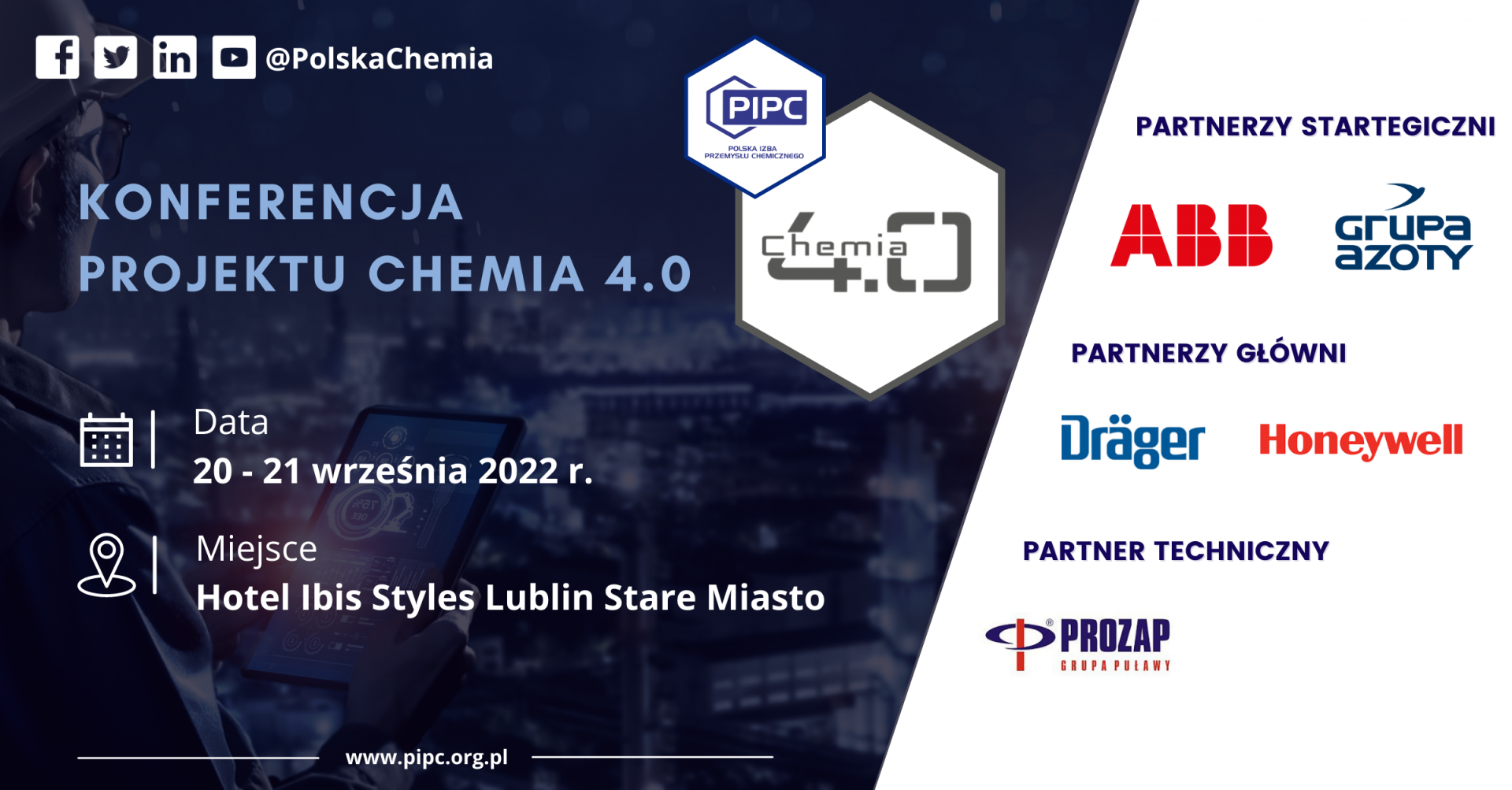 Konferencja Projektu Chemia 4.0 już 20-21 września 2022 r. - ZAREJESTRUJ SIĘ!